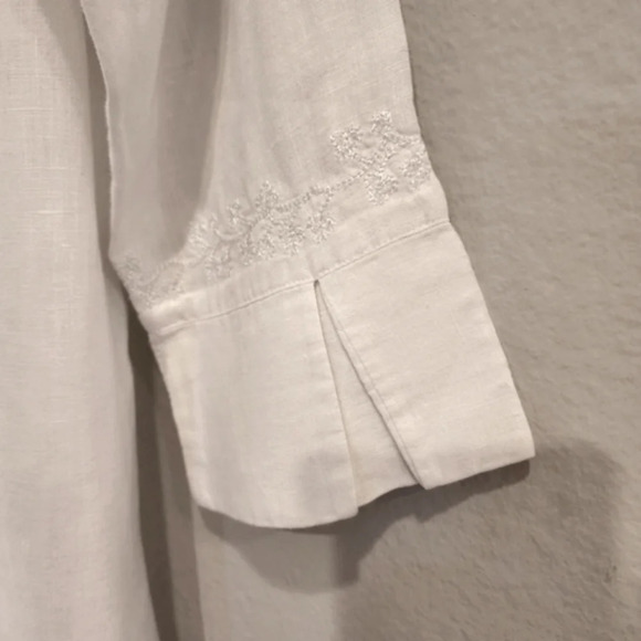 100% Irish linen blouse - Picture 3 of 12